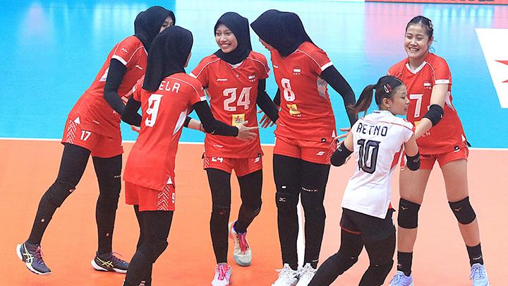 Timnas Voli Putri Lolos ke Semifinal Usai Bungkam Myanmar, Megawati Tampil Ganas